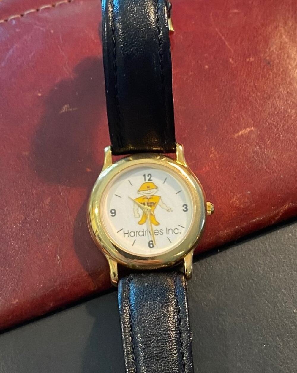 Women's 30mm Gold Tone Hardrives Inc Watch by Uptown Watches